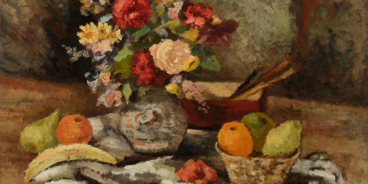 Nature morte aux fruits et aux fleurs